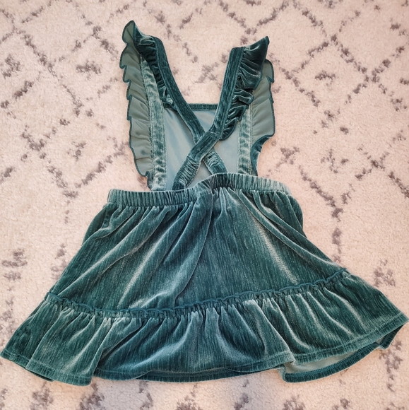 Cat & Jack Toddler Green Dress Size: 3T - Picture 8 of 13